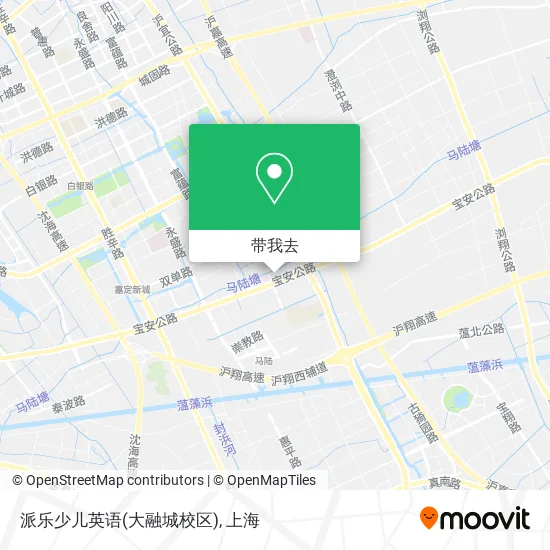 派乐少儿英语(大融城校区)地图