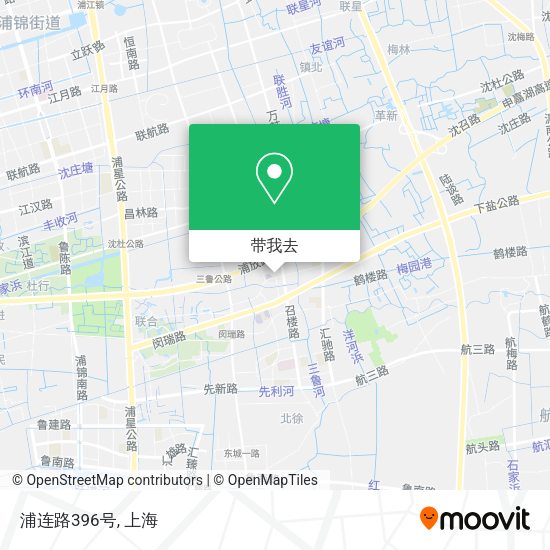 浦连路396号地图