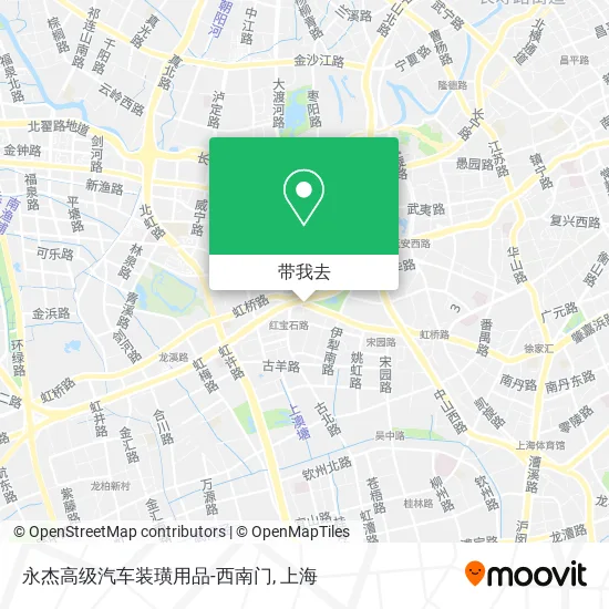 永杰高级汽车装璜用品-西南门地图