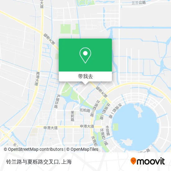 铃兰路与夏栎路交叉口地图