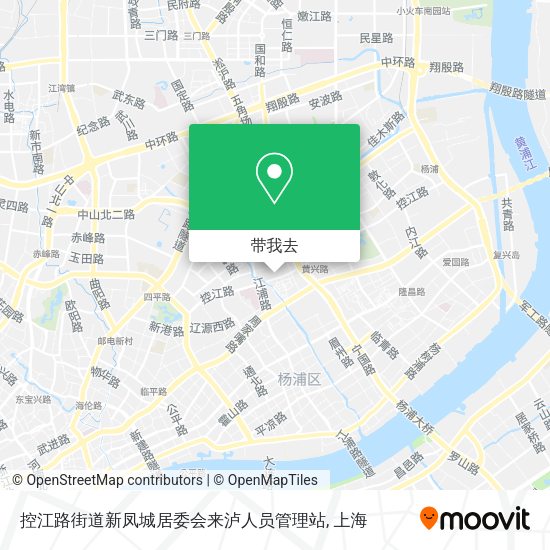 控江路街道新凤城居委会来泸人员管理站地图