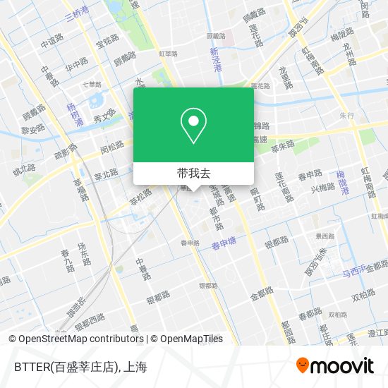BTTER(百盛莘庄店)地图