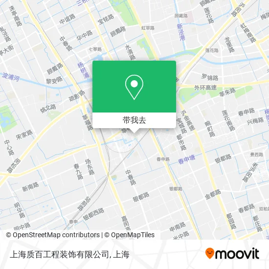 上海质百工程装饰有限公司地图