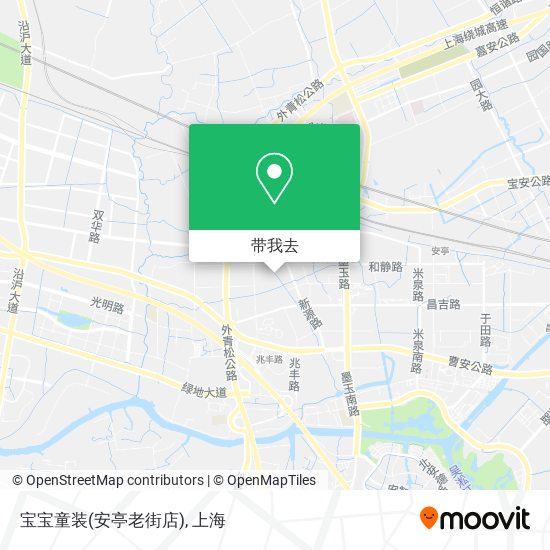宝宝童装(安亭老街店)地图