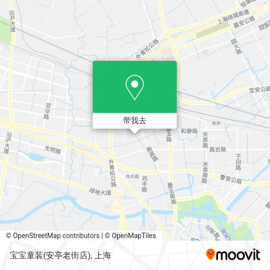 宝宝童装(安亭老街店)地图