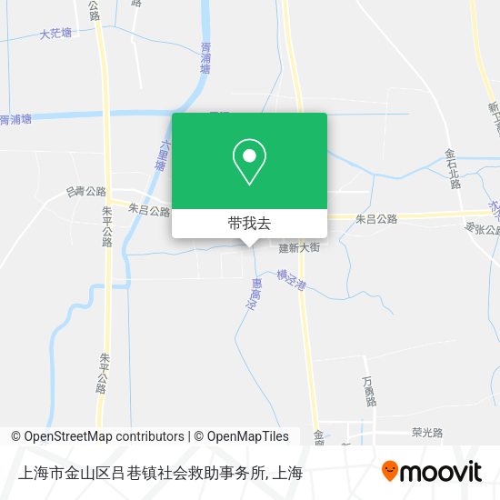 上海市金山区吕巷镇社会救助事务所地图
