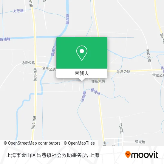 上海市金山区吕巷镇社会救助事务所地图