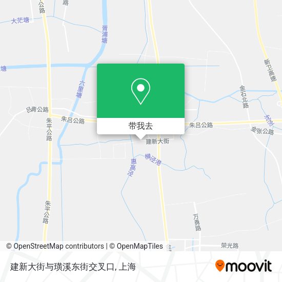 建新大街与璜溪东街交叉口地图