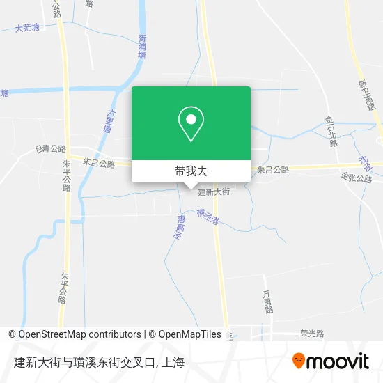建新大街与璜溪东街交叉口地图