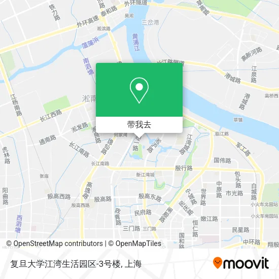 复旦大学江湾生活园区-3号楼地图