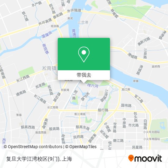 复旦大学江湾校区(9门)地图