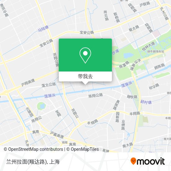 兰州拉面(顺达路)地图