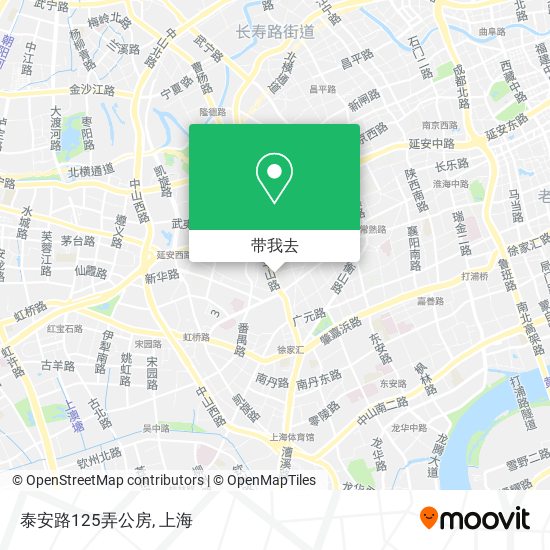 泰安路125弄公房地图