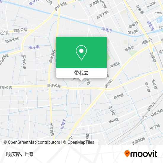 顺庆路地图