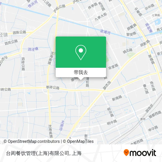 台闳餐饮管理(上海)有限公司地图