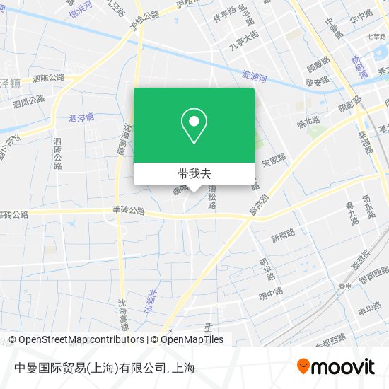 中曼国际贸易(上海)有限公司地图