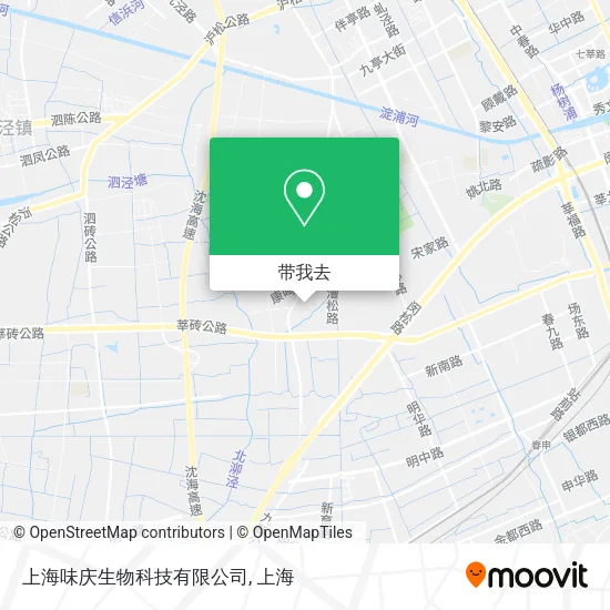 上海味庆生物科技有限公司地图