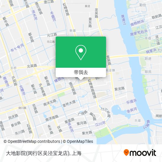 大地影院(闵行区吴泾宝龙店)地图