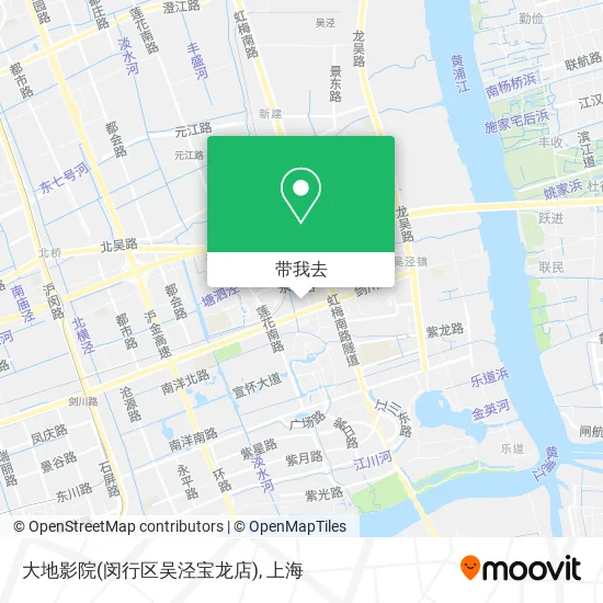 大地影院(闵行区吴泾宝龙店)地图