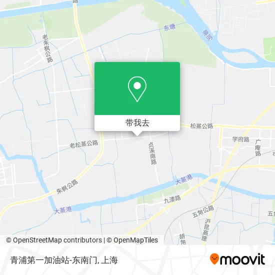 青浦第一加油站-东南门地图
