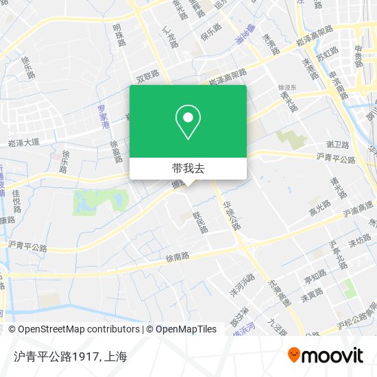 沪青平公路1917地图