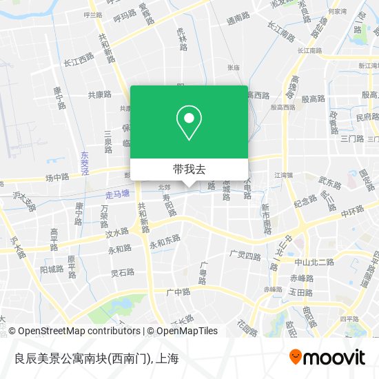良辰美景公寓南块(西南门)地图