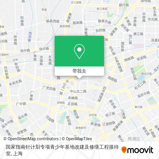 国家指南针计划专项青少年基地改建及修缮工程接待室地图