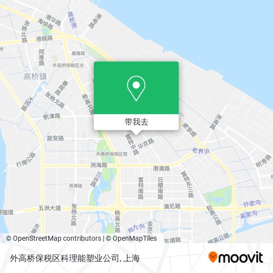 外高桥保税区科理能塑业公司地图