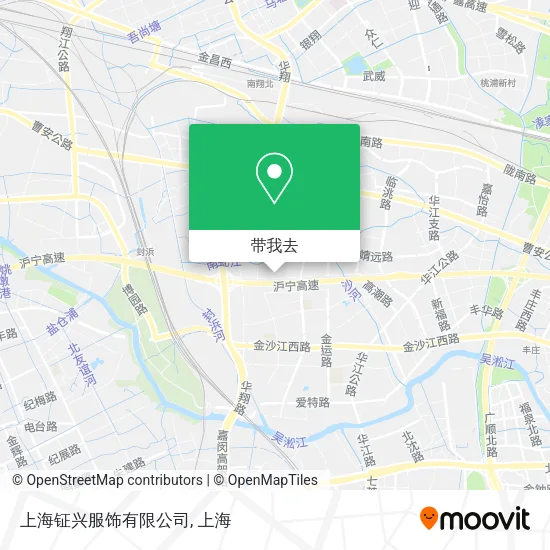 上海钲兴服饰有限公司地图