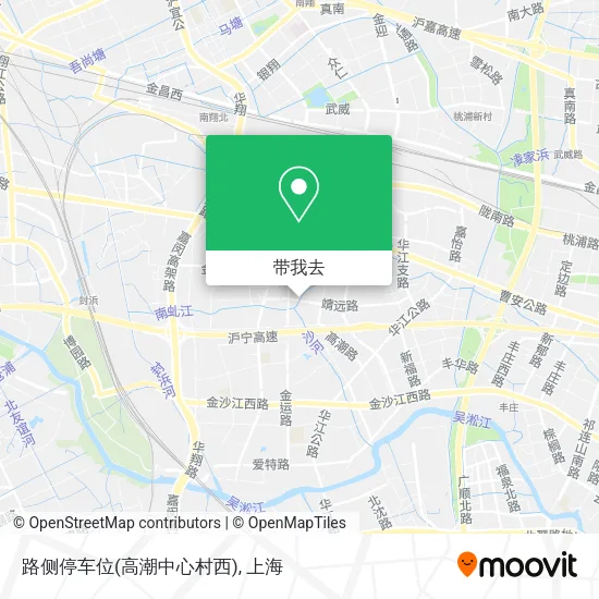 路侧停车位(高潮中心村西)地图