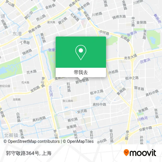 郭守敬路364号地图