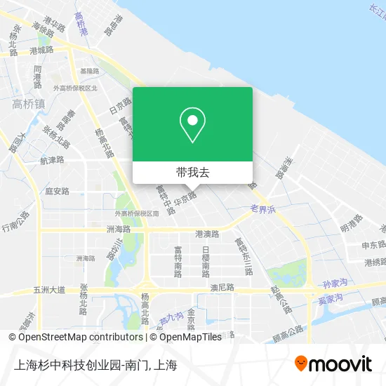 上海杉中科技创业园-南门地图