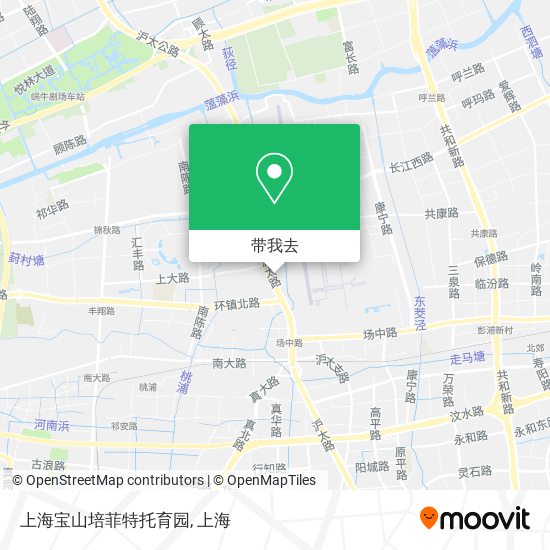 上海宝山培菲特托育园地图