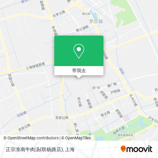 正宗淮南牛肉汤(联杨路店)地图