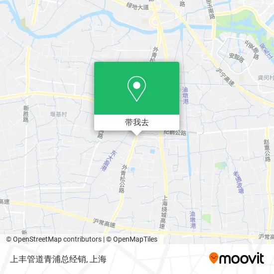 上丰管道青浦总经销地图