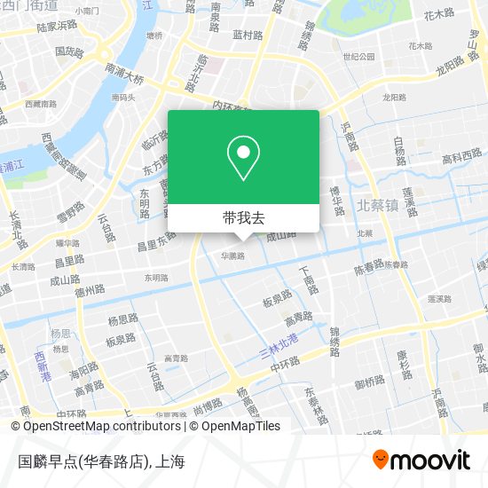 国麟早点(华春路店)地图