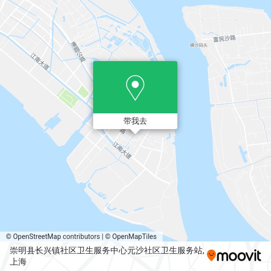 崇明县长兴镇社区卫生服务中心元沙社区卫生服务站地图