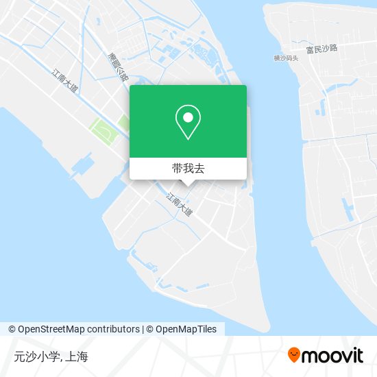 元沙小学地图