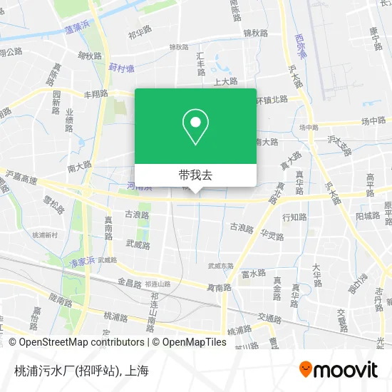 桃浦污水厂(招呼站)地图