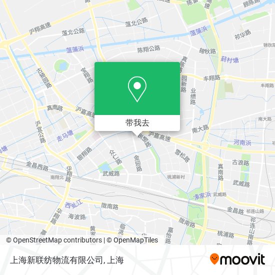 上海新联纺物流有限公司地图