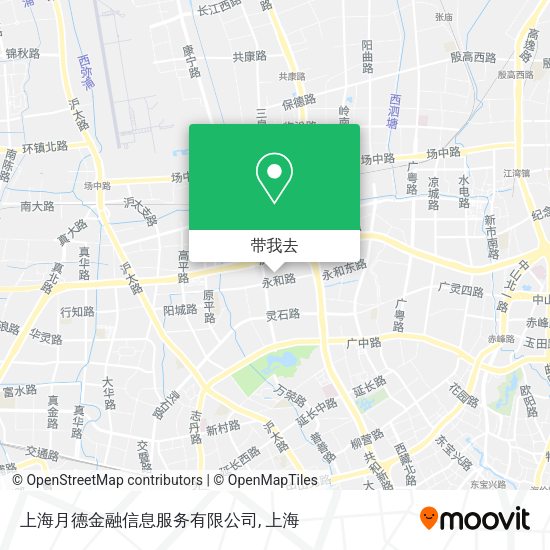 上海月德金融信息服务有限公司地图