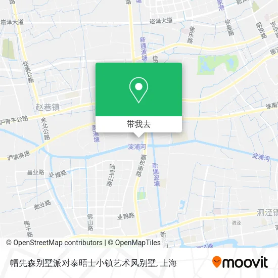 帽先森别墅派对泰晤士小镇艺术风别墅地图