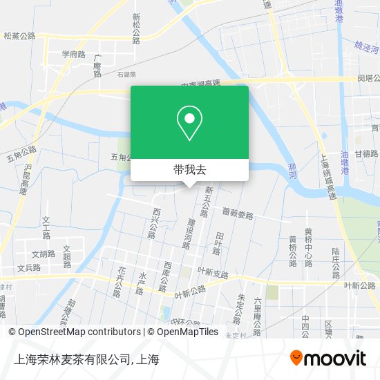 上海荣林麦茶有限公司地图
