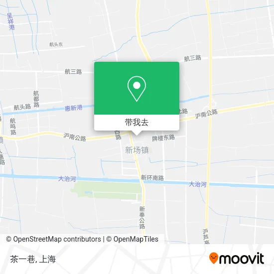 茶一巷地图