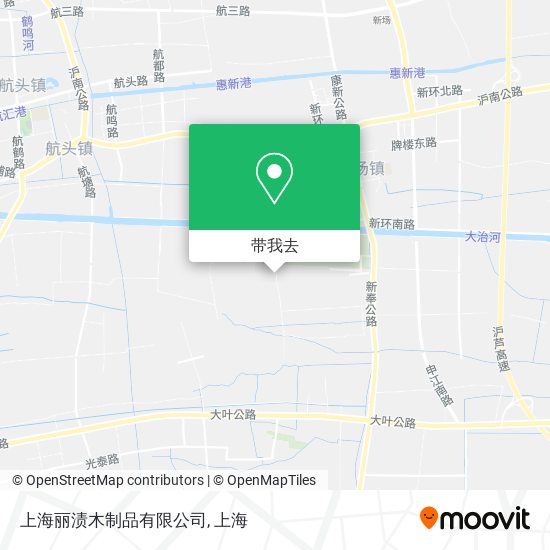 上海丽渍木制品有限公司地图