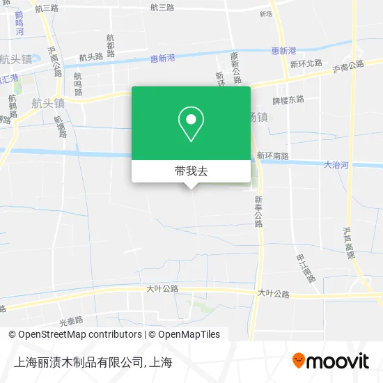 上海丽渍木制品有限公司地图