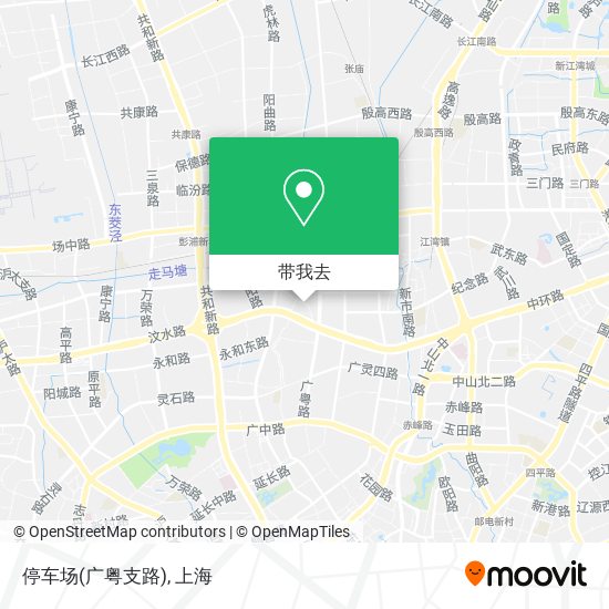 停车场(广粤支路)地图