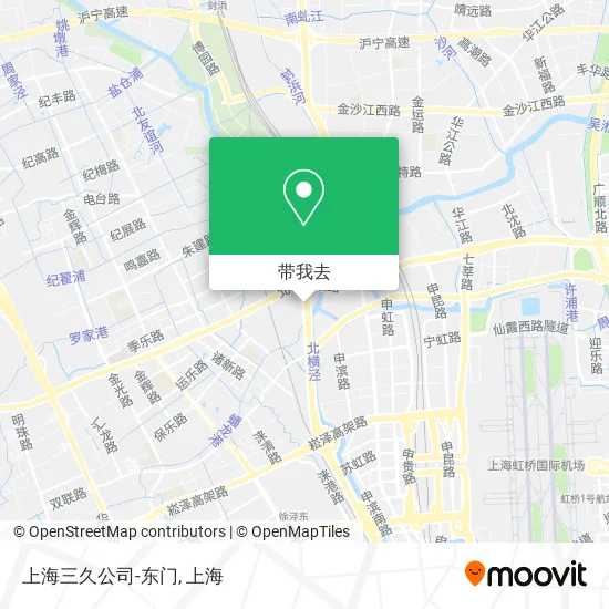 上海三久公司-东门地图