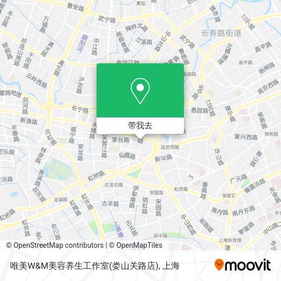唯美W&M美容养生工作室(娄山关路店)地图