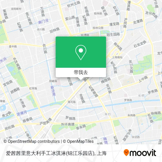 爱茜茜里意大利手工冰淇淋(锦江乐园店)地图